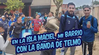 CON LA BANDA DE SAN TELMO EN LA ISLA MACIEL - MI BARRIO !!