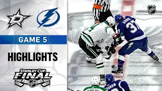 NHL Highlights | Stanley Cup Final, Gm5 Stars @ Lightning - Sept. 26, 2020