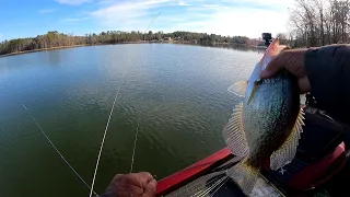 Slamming Crappie On lake Murray