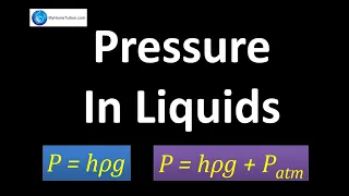 Pressure in Liquids