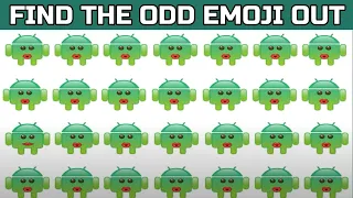 HOW GOOD ARE YOUR EYES l #48 l  Find The Odd  Emoji out l Emoji Puzzle Quiz  l kk arcade master