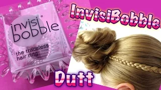 einfacher Dutt mit INVISIBOBBLE 🌈10.000 Abos Verlosung🌈Frisur für Mädchen