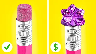 FUN DIY SCHOOL IDEAS || Rich vs Poor Creative Parenting Hacks By 123 GO!GOLD