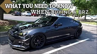 WHAT YOU SHOULD KNOW WHEN BUYING A BRZ, FRS OR 86