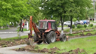 Благоустройство на  бульваре Страконицкий