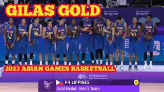 GILAS GOLD MEDAL AWARDING CEREMONY | ASIAN GAMES BASKETBALL 2023