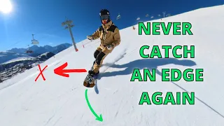 How to NOT Catch an Edge on your Snowboard