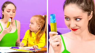 Easy Way To Sneak Snacks From Your Kid! | Positive Sneaking & Parenting Tutorial🍬💆🥰