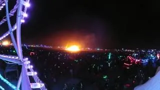 The Man Burns Timelapse - Burning Man 2013