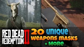 20 Unique Weapons, Masks, Hats and More In Red Dead Redemption 2 (RDR 2 Ultimate Unique Items Guide)