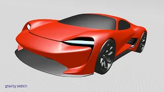 Modeling in Gravity Sketch: Porsche 911 Concept