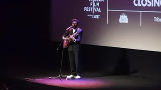 Himesh Patel sings Something following the World Premiere of YESTERDAY