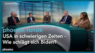 phoenix runde: USA in schwierigen Zeiten - Wie schlägt sich Biden?