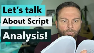 Actors: Let's talk Script analysis!