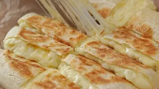 Cheese potato bread baked in frying Pan | No oven, no yeast, no eggs