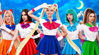 How to Become Sailor Moon! Venus, Jupiter, Mars and Mercury in Real Life