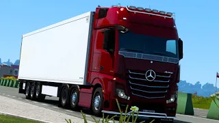 ETS.2 Mercedes New Actros 2548 Loaded Pears(15t) From a City Kotka TO Lahti