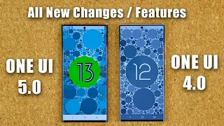 Samsung One UI 5.0 vs One UI 4.1 (4.0) - 50+ Changes, New Features and Hidden Features!