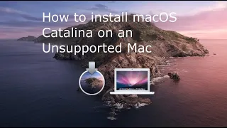 MacOS Catalina on unsupported mac