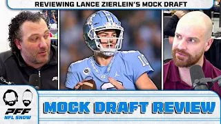 Zierlein Mock Draft, Drake Maye Draft Stock, Macdonald To The Seahawks & Vrabel Landing Spots | PFF