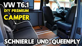 DIY-Fußboden aus Leichtbau Queenply mit Schnierle VanX Sitzsystem | Campingumbau meines VW T6.1