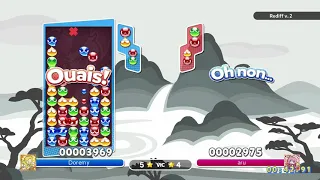 [Puyo Puyo Champions] Free Play Match: Doremy vs. aru (05-01-2020, Switch)