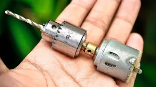 How to Make a High Speed Mini Drill Machine - DIY