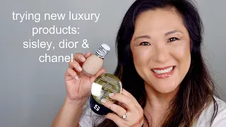 luxury beauty GRWM trying new products | sisley, dior & chanel