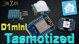 Tasmota + D1mini (or Sonoff) - Temp & Humidity, ws2812 LEDs, and Motion Detection