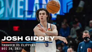Highlights | Josh Giddey vs Clippers 12/18/2021