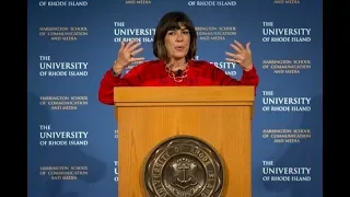 "Truthful, Not Neutral," Christiane Amanpour at URI, 2019