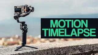 AWESOME MOTION TIMELAPSE IN UNDER 5 MINUTES! TUTORIAL with the Moza Aircross 2 and Sony A6400
