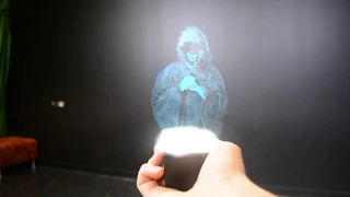 Hologram VFX made from scratch