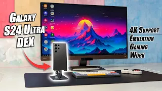 Samsung DEX On The New Galaxy S24 Ultra Is The Best! Full PC Experience