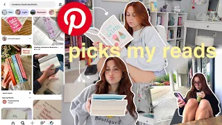 pinterest chooses my reads for a week! 📱🩵