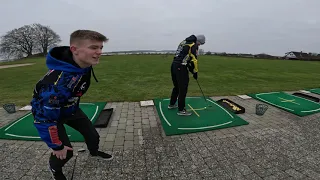 Første gang jeg spiller golf