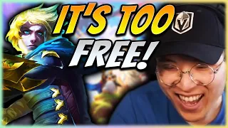 IT'S TOO FREE! Ezreal Reroll | Challenger | Teamfight Tactics TFT | SET 7 [Deutsch]