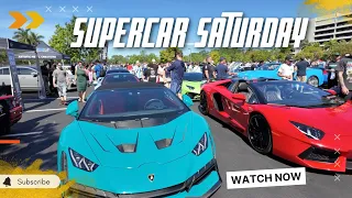 SUPERCARS RACE IN SOUTH FLORIDA ALMOST LOSSES IT INTO CROWD | SUPERCAR SATURDAY