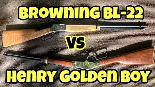 Browning BL-22 VS Henry Golden Boy......22 Lever Gun Show Down