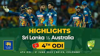 Sri Lanka seal a memorable series win | 4th ODI Highlights | Sri Lanka vs Australia 2022