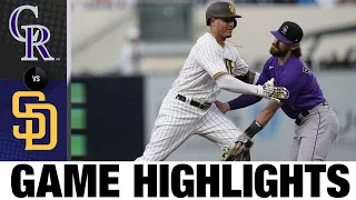 Rockies vs. Padres Game Highlights (8/1/22) | MLB Highlights