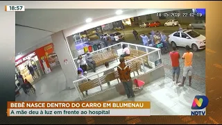 Bebê nasce dentro de carro em Blumenau