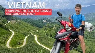 My First Time Riding a proper Motorcycle!!! (In Vietnam, Starting the HA GIANG LOOP)