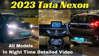 2023 Tata Nexon Special Night Review ✅ | Powerful Headlights in City or Highway ? Interior Lights