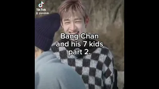 Bang Chan and his 7 kids