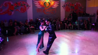 Juan David Vargas y Paulina Mejia 3/4 - 2 Corazones Tango Accademia Rimini 4/1/2019