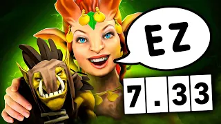 ЛУЧШИЙ САППОРТ 7.33 ПАТЧА🦌  Enchantress dota 2 7.33