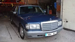 Starting 1983 Mercedes-Benz w126 380SE After 9 Years (1080p)