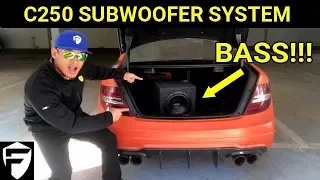 ADD SUBWOOFER & AMP TO MERCEDES STOCK HEADUNIT FOR UNDER $250