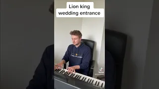 'Lion King' Wedding Entrance